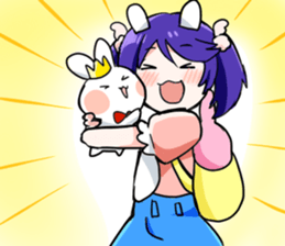 The Witch&the bunny sticker #6478830