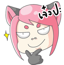 Crazy Cat Girl (TH) sticker #6479287