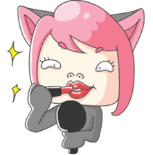 Crazy Cat Girl (TH) sticker #6479289