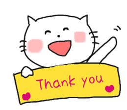 Cat celebration message sticker #6479476