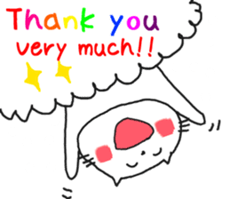 Cat celebration message sticker #6479501