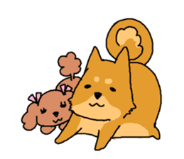 Toy Poodle dog Sticker sticker #6479550