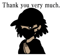 Blackman  business English version sticker #6480873