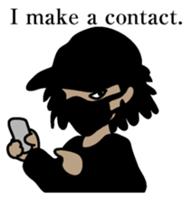 Blackman  business English version sticker #6480874