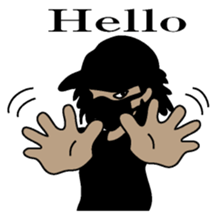 Blackman  business English version sticker #6480875