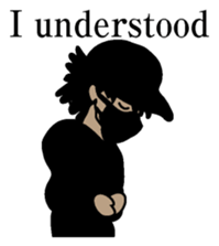 Blackman  business English version sticker #6480876