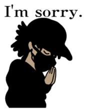 Blackman  business English version sticker #6480877