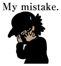 Blackman  business English version sticker #6480878