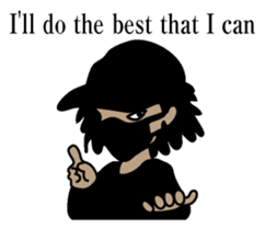 Blackman  business English version sticker #6480881