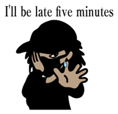 Blackman  business English version sticker #6480883