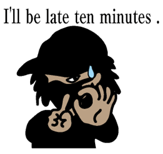 Blackman  business English version sticker #6480884