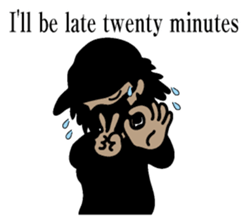 Blackman  business English version sticker #6480885