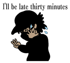 Blackman  business English version sticker #6480886