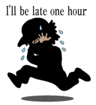 Blackman  business English version sticker #6480887