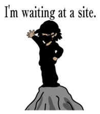 Blackman  business English version sticker #6480890