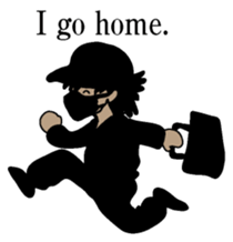 Blackman  business English version sticker #6480891