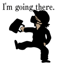 Blackman  business English version sticker #6480892