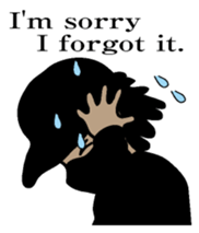 Blackman  business English version sticker #6480894