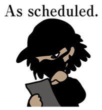 Blackman  business English version sticker #6480896