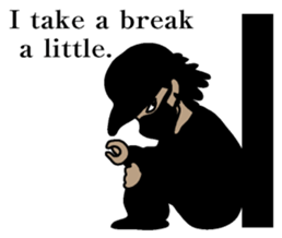 Blackman  business English version sticker #6480897