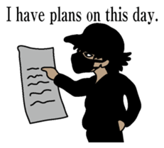 Blackman  business English version sticker #6480898