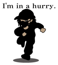 Blackman  business English version sticker #6480902