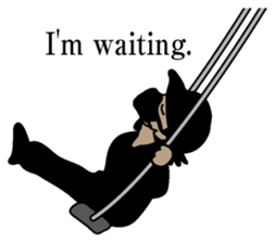 Blackman  business English version sticker #6480903