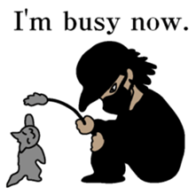 Blackman  business English version sticker #6480905