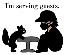 Blackman  business English version sticker #6480906