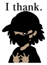 Blackman  business English version sticker #6480907