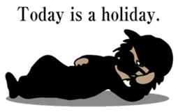 Blackman  business English version sticker #6480908