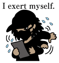 Blackman  business English version sticker #6480909