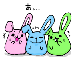 Sansyoku Usagi sticker #6481506