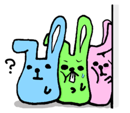 Sansyoku Usagi sticker #6481509