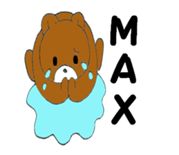 MAX bear sticker #6481756