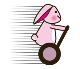 Lop-eared bunny Popo and friends2. sticker #6482208