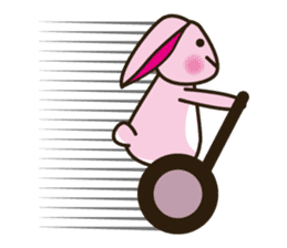 Lop-eared bunny Popo and friends2. sticker #6482208