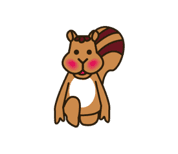 Lop-eared bunny Popo and friends2. sticker #6482216