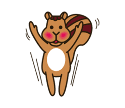 Lop-eared bunny Popo and friends2. sticker #6482220
