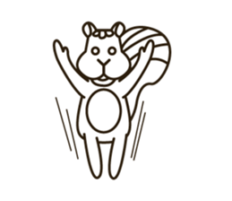 Lop-eared bunny Popo and friends2. sticker #6482221