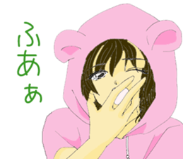 Hat girl sticker #6482665