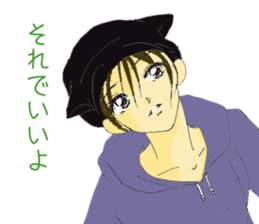 Hat girl sticker #6482667