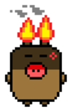 Pixel Pig sticker #6482998