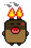 Pixel Pig sticker #6482998