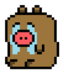 Pixel Pig sticker #6482999