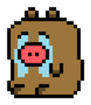 Pixel Pig sticker #6482999