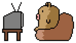 Pixel Pig sticker #6483003