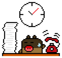 Pixel Pig sticker #6483006