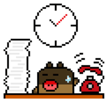 Pixel Pig sticker #6483006