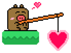 Pixel Pig sticker #6483014